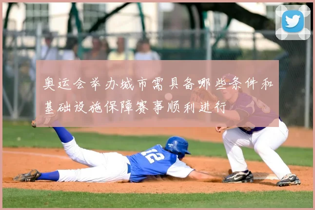 奥运会举办城市需具备哪些条件和基础设施保障赛事顺利进行